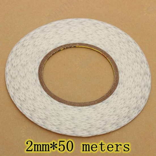 2-6mm and 50M Double Sided Extremely Strong Tape Adhesive For LCD Glass Cell Phone