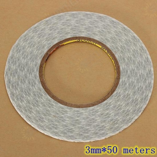 2-6mm and 50M Double Sided Extremely Strong Tape Adhesive For LCD Glass Cell Phone