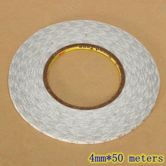 2-6mm and 50M Double Sided Extremely Strong Tape Adhesive For LCD Glass Cell Phone