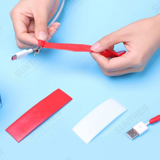 5Pcs Environmental Creative Universal DIY Flexible Plastic Starch Based Cable Repair Tool Transformable Piece