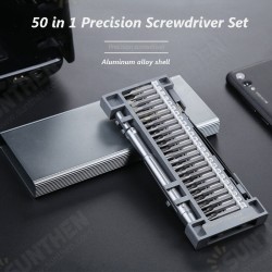 50 In 1 Screwdriver Set Screwdriver Bits Hand Tools Aluminium S2 Steel Repair Tools Multifunction Repair Tools For Mobile Phone 50 In 1 Screwdriver Set Screwdriver Bits Hand Tools Aluminium S2 Steel Repair Tools Multifunction Repair Tools For Mobile Phone