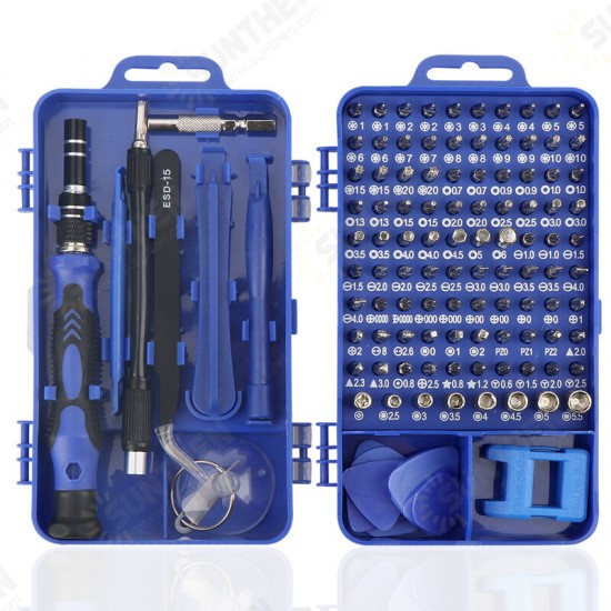 9804 115-IN-1 Multifunctional Professional Precision Screwdriver Set for Electronics Mobile Phone Notebook Watch Disassemble Repair Tools Practical Portable Widely Used