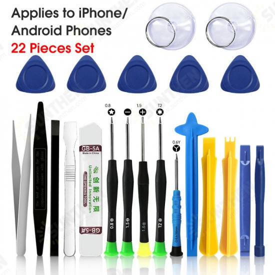 Multifunctional Mobile Phone Repair Tools Kit Precision Screwdriver Set for iPhone/ Android Phones