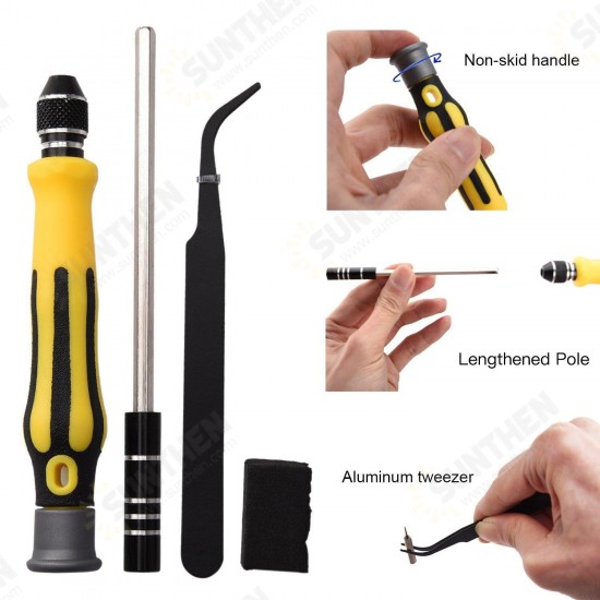 45 in 1 Precision Hardware Screwdriver Set Repair Tool Kits for Xiaomi iPhone Notebook Non-original