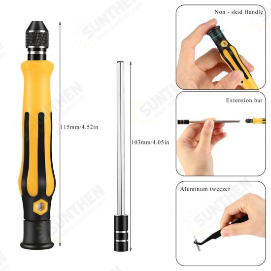 45 in 1 Precision Hardware Screwdriver Set Repair Tool Kits for Xiaomi iPhone Notebook Non-original