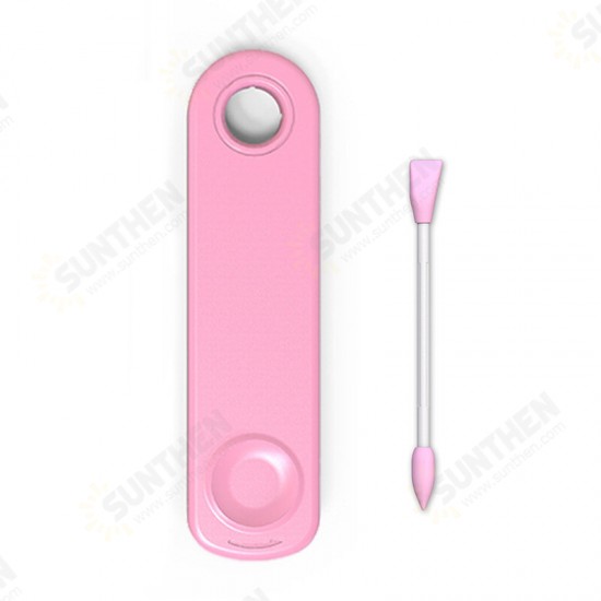 Double-Headed Recyclable Silicone Cotton Swab Cleaning Stick with Portable PP Storage Box