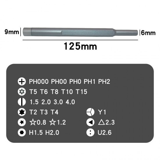 JSD-880C 25-IN-1 Multifunctional Magnetic Precision Screwdriver Set for Electronics Mobile Phone Macbook Tablet Watch Disassemble Repair Tools