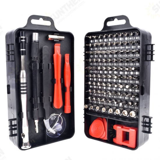 110 in 1 Precision Screwdriver Set Magnetic Screwdriver Bit Electronic Device Hand Tool Mobile Phone Repair Tools Kit