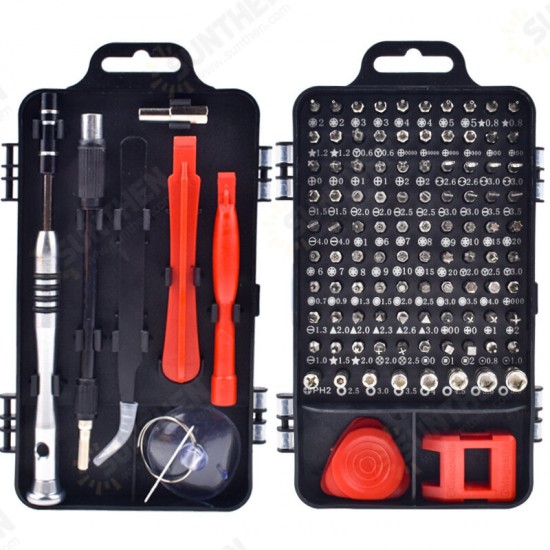 110 in 1 Precision Screwdriver Set Magnetic Screwdriver Bit Electronic Device Hand Tool Mobile Phone Repair Tools Kit