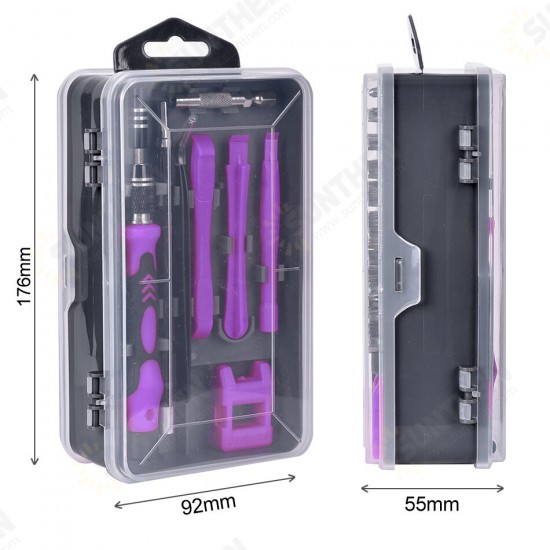 115 in 1 Precision Screwdriver Set with Tweezer Magnetic Bits Kits Watch Mobile Phone Electronics Repairing Tools for iPhone Huawei Tablet