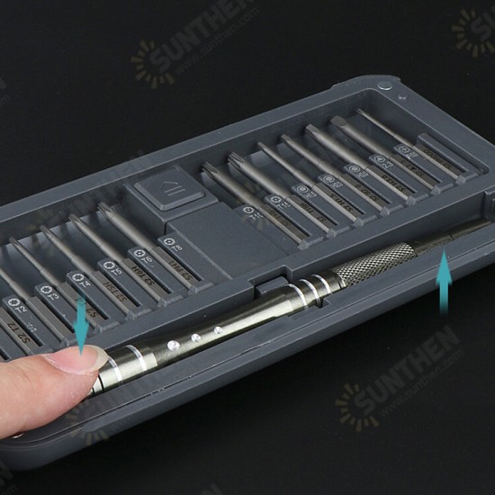 9803 29-IN-1 Multifunctional Professional Precision Screwdriver Set for Electronics Mobile Phone Macbook Tablet Keyboard Disassemble Repair Tools