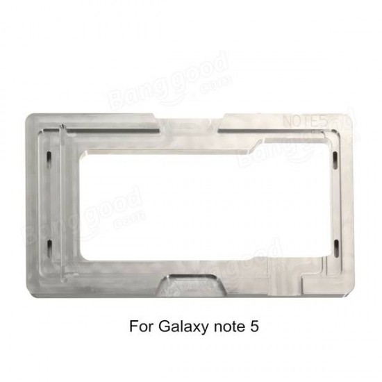 Refurbishment LOCA UV Glue LCD Alignment Aluminum Mould Mold for Galaxy Note 5
