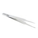 TS-14 110mm Blunt Tip Stainless Steel Tweezer Forcep-Silver