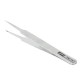 TS-14 110mm Blunt Tip Stainless Steel Tweezer Forcep-Silver