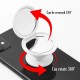 2PCS 2-IN-1 Phone Airbag Bracket 360° Rotating Creative Multifunctional Detachable Mobile Phone Holder with HD Mirror