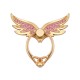 Bling Bling Wing 360 Degree Rotation Finger Ring Holder Desktop Kickstand for iPhone