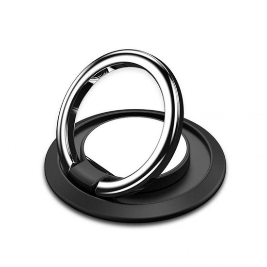Magnetic Metal Phone Holder Stand 360° Rotation Finger Ring for Samsung Galaxy S21 POCO M3 Umidigi Bison