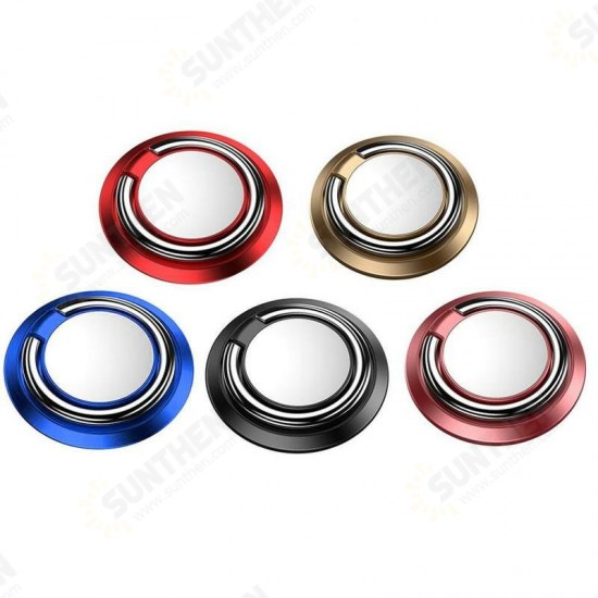 Magnetic Metal Phone Holder Stand 360° Rotation Finger Ring for Samsung Galaxy S21 POCO M3 Umidigi Bison