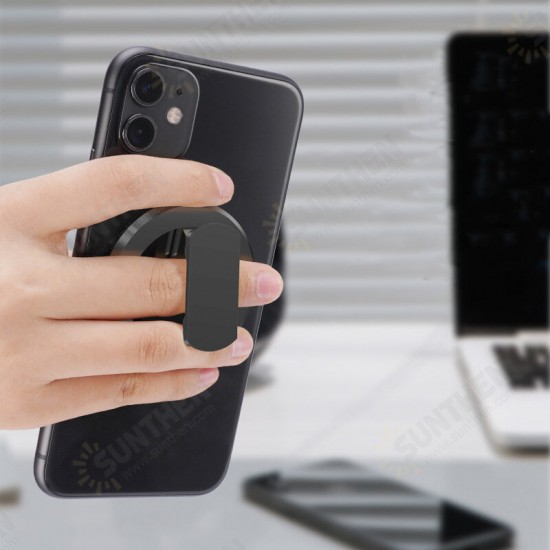 N52 Portable Foldable Strong Magnet Metal Mobile Phone Ring Holder Stand Support Car Magnetic Mount