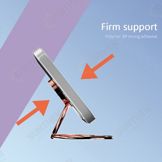 Universal Folding Mobile Phone/ Tablet Metal Stand Bracket Finger Ring Holder