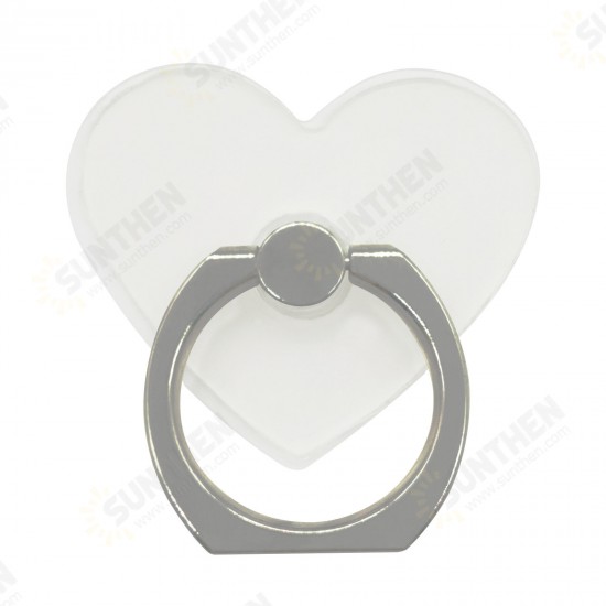 Universal Transparent Phone Ring Holder PC Finger Ring Grip Mobile Phone Bracket Stand