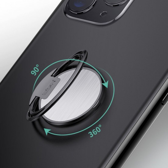 ESR Magnetic Metal Phone Holder Stand Ultra-Thin Finger Ring for Samsung Galaxy S21 POCO M3 Umidigi Bison