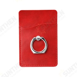 Universal 2 in 1 3M Adhesive Sticker PU Leather Mobile Phone Holder Ring Stand with Card Slot for All Smartphone Poco F2 Pro Redmi Note 9S Universal 2 in 1 3M Adhesive Sticker PU Leather Mobile Phone Holder Ring Stand with Card Slot for All Smartphone Poco F2 Pro Redmi Note 9S