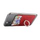 Universal 2 in 1 3M Adhesive Sticker PU Leather Mobile Phone Holder Ring Stand with Card Slot for All Smartphone Poco F2 Pro Redmi Note 9S