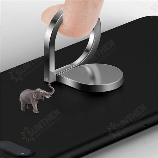 Universal 360° Rotation 180° Foldable Ring Bracket Phone Holder Desktop Stand for iPhone Samsung