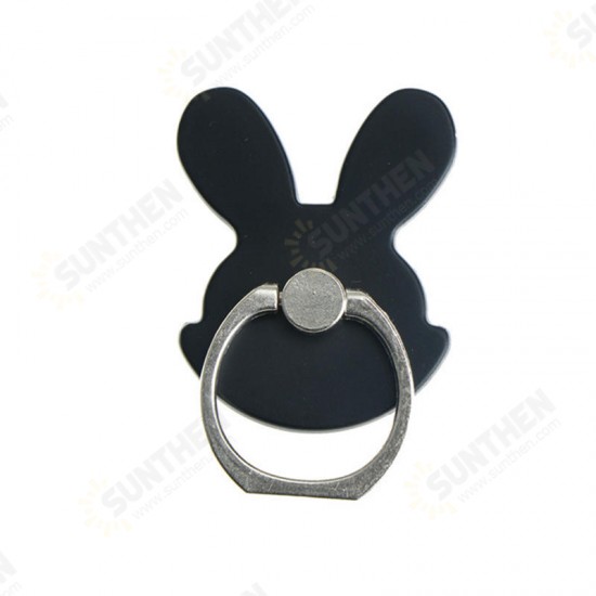 Universal Cute Rabbit Foldable Finger Ring Holder Desktop Stand For Samsung Xiaomi Mobile Phone