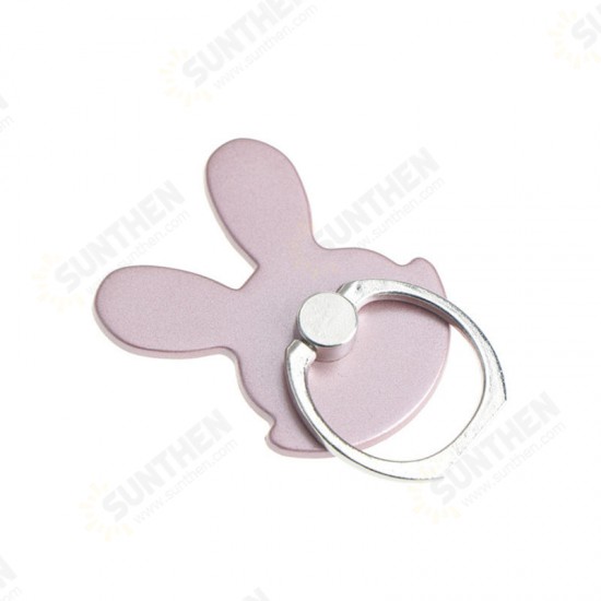 Universal Cute Rabbit Foldable Finger Ring Holder Desktop Stand For Samsung Xiaomi Mobile Phone