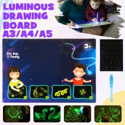 A3 / A4 / A5 Repainted Luminous Hand-Writing Drawing Board with Copy Cardboard A3 / A4 / A5 Repainted Luminous Hand-Writing Drawing Board with Copy Cardboard