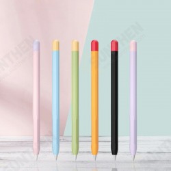 Anti-Slip Anti-Fall Silicone Touch Screen Stylus Pen Protective Case with Cap for Apple Pencil 2nd Generation Anti-Slip Anti-Fall Silicone Touch Screen Stylus Pen Protective Case with Cap for Apple Pencil 2nd Generation