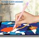 Anti-Slip Anti-Fall Silicone Touch Screen Stylus Pen Protective Case with Cap for Apple Pencil 1st / 2nd Generation