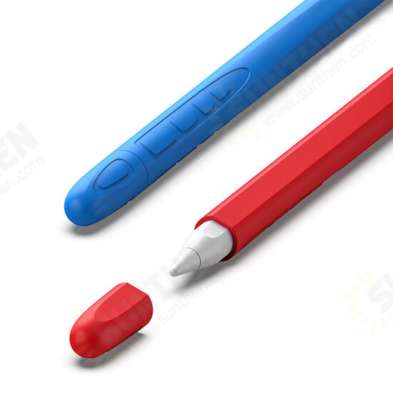 Anti-slip Anti-fall Silicone Touch Screen Stylus Pen Protective Case for Apple Pencil 2nd Generation