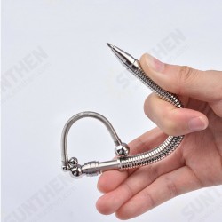 Multifunctional Decompress Pen Puzzle Rotate Magic Magnetic Gel Pen Magnet Spring Ballpoint Student Educational Decompression Gift Multifunctional Decompress Pen Puzzle Rotate Magic Magnetic Gel Pen Magnet Spring Ballpoint Student Educational Decompression Gift
