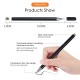 FKCX2-1 Universal 2 in 1 Stylus Pen Magnetic Cap Capacitive Screen Touch Pen High Precision Drawing Smart Pencil