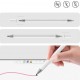 ST04 Universal 2 In 1 Stylus Pen High Sensitive Passive Capacitive Pen Touch Screen Stylus Drawing Pen for Apple Tablet Android Suitable for Devices of Capacitive Screens
