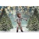 0.9x1.5m 1.5x2.1m 1.8x2.7m Winter Snowflake Christmas Tree Photography Backdrops Glitter Decoration Background Cloth for Studio Photo Backdrop Prop