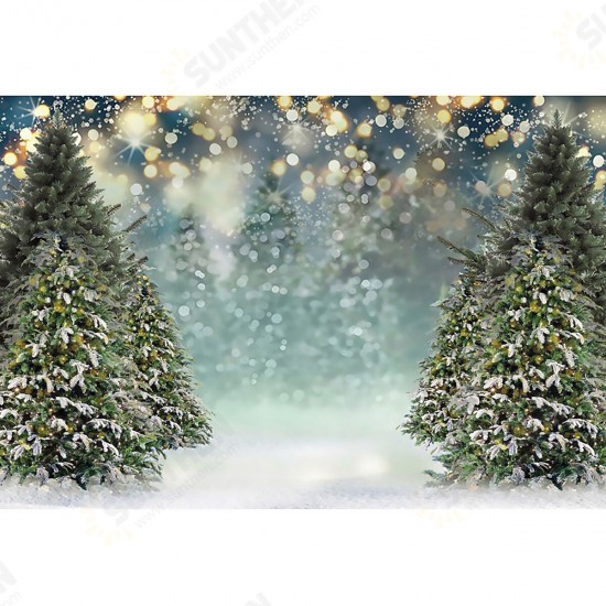 0.9x1.5m 1.5x2.1m 1.8x2.7m Winter Snowflake Christmas Tree Photography Backdrops Glitter Decoration Background Cloth for Studio Photo Backdrop Prop