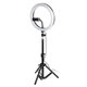 10 Inch Dimmable LED Ring Light Photo Selfie Fill Light with Tripod Adjustable Phone Holder Tripod Head for Makeup Live Broadcast Video Shooting