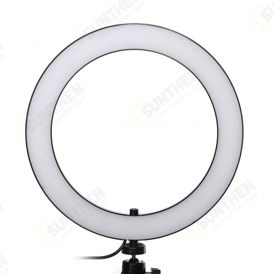 10 Inch LED Dimmable Video Ring Light with Phone Holder bluetooth Selfie Shutter for Youtube Tik Tok Live Streaming