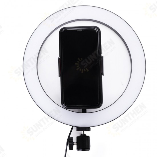 10 Inch USB LED Ring Light Adjustable Selfie Fill Light 3300-6500K Dimmable Lamp for Youtube Tik Tok Vlog for Moblie Phone Camera Laptop