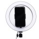 10 Inch USB LED Ring Light Adjustable Selfie Fill Light 3300-6500K Dimmable Lamp for Youtube Tik Tok Vlog for Moblie Phone Camera Laptop