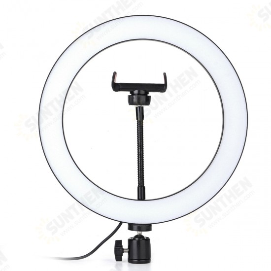 10 Inch USB LED Ring Light Adjustable Selfie Fill Light 3300-6500K Dimmable Lamp for Youtube Tik Tok Vlog for Moblie Phone Camera Laptop