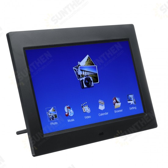 10.1 inch Multifunction LED Digital Photo Frame 1024x600 Resolution Electronic Album Calendar