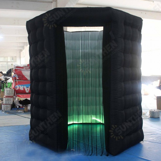 110V/220V 3Mx3Mx3M Octagon Inflatable LED Photo Booth Photography Shooting Tent