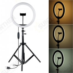 12 Inch 30cm 3000K-5500K Dimmable Remote Control LED Ring Light 3-Colors Modes Fill Light with 163cm Tripod Mount and Phone Holder 12 Inch 30cm 3000K-5500K Dimmable Remote Control LED Ring Light 3-Colors Modes Fill Light with 163cm Tripod Mount and Phone Holder