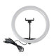 12 Inch 30cm 3000K-5500K Dimmable Remote Control LED Ring Light 3-Colors Modes Fill Light with 163cm Tripod Mount and Phone Holder