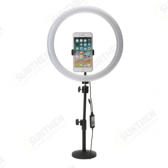 13 Inch RGB Dimmable LED Video Ring Light Selfie Lamp For Camera Makeup Youtube Live